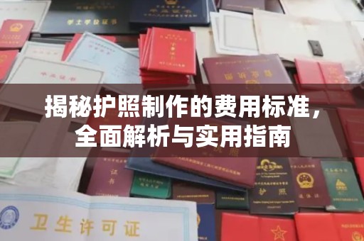历城揭秘护照制作的费用标准，全面解析与实用指南