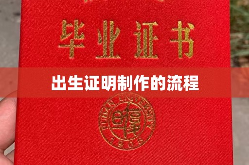 历城出生证明制作的流程