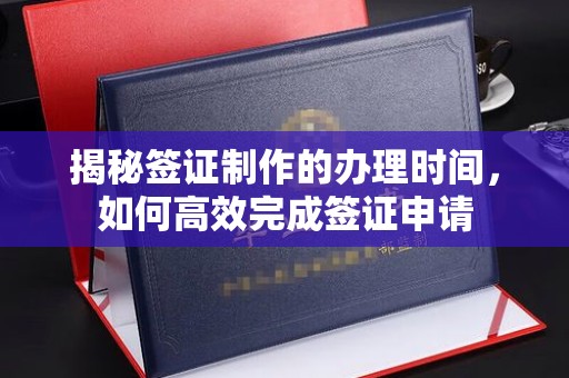 历城揭秘签证制作的办理时间，如何高效完成签证申请