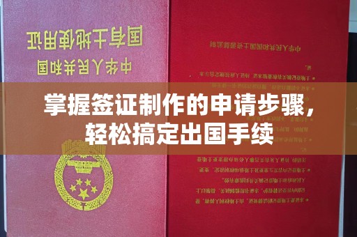 历城掌握签证制作的申请步骤，轻松搞定出国手续